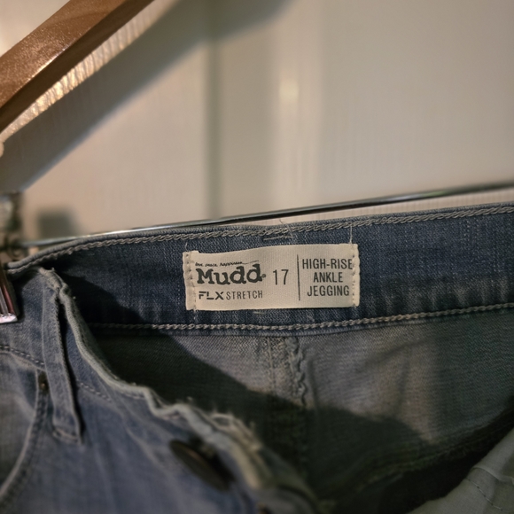 Mudd High-Rise Light Blue Jeggings - Picture 2 of 3